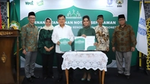 Suasana acara penandatanganan MoU antara DMI dan Unilever Indonesia untuk melakukan program Renovasi 90 Surau