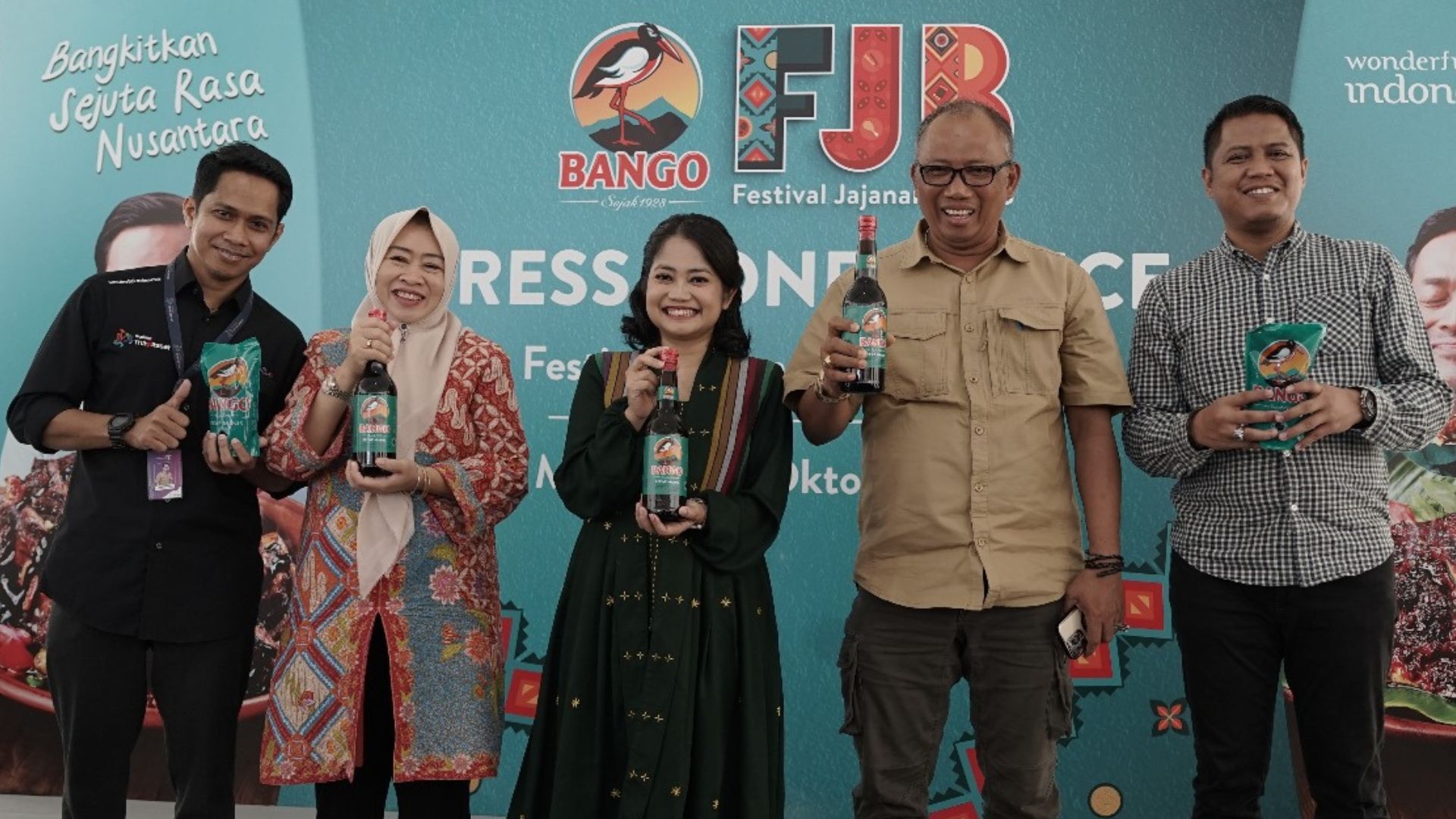 Konferensi pers festival jajanan bango 2023 Makassar