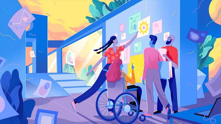 Ilustrasi keadilan di tempat kerja.