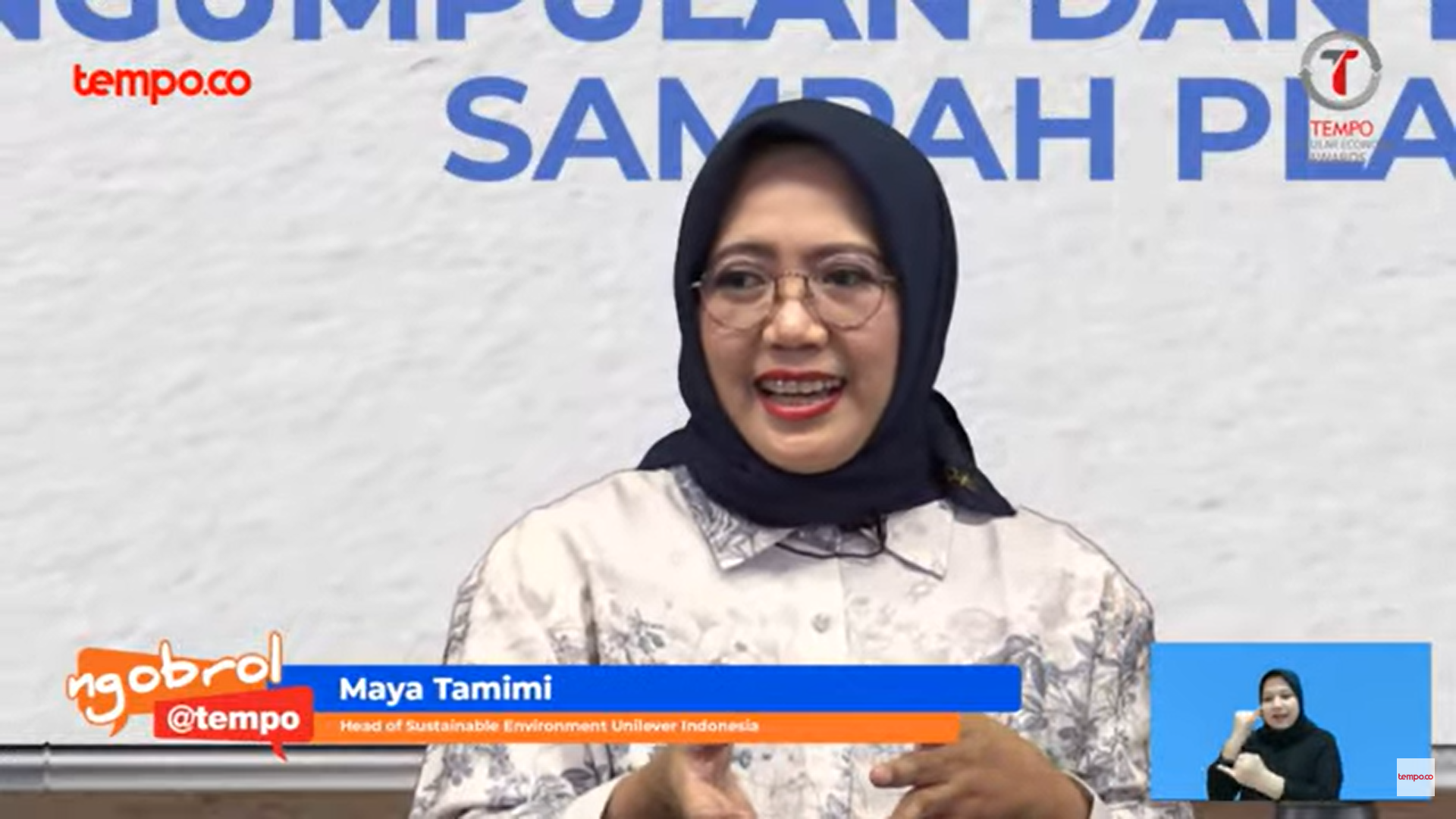 Maya T Head Of Sustain Environment ULI web Hr Ling Hdp dunia 2023 dialog lintas sektor yg dihadiri o/ Dinas Ling Hdp & lain nya