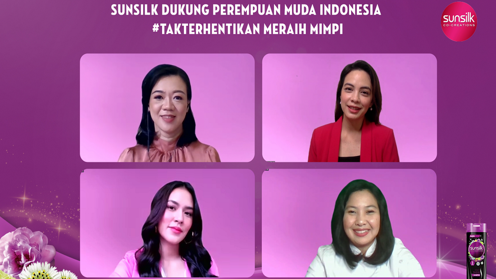 Peluncuran virtual #SunsilkTakTerhentikan Campaign