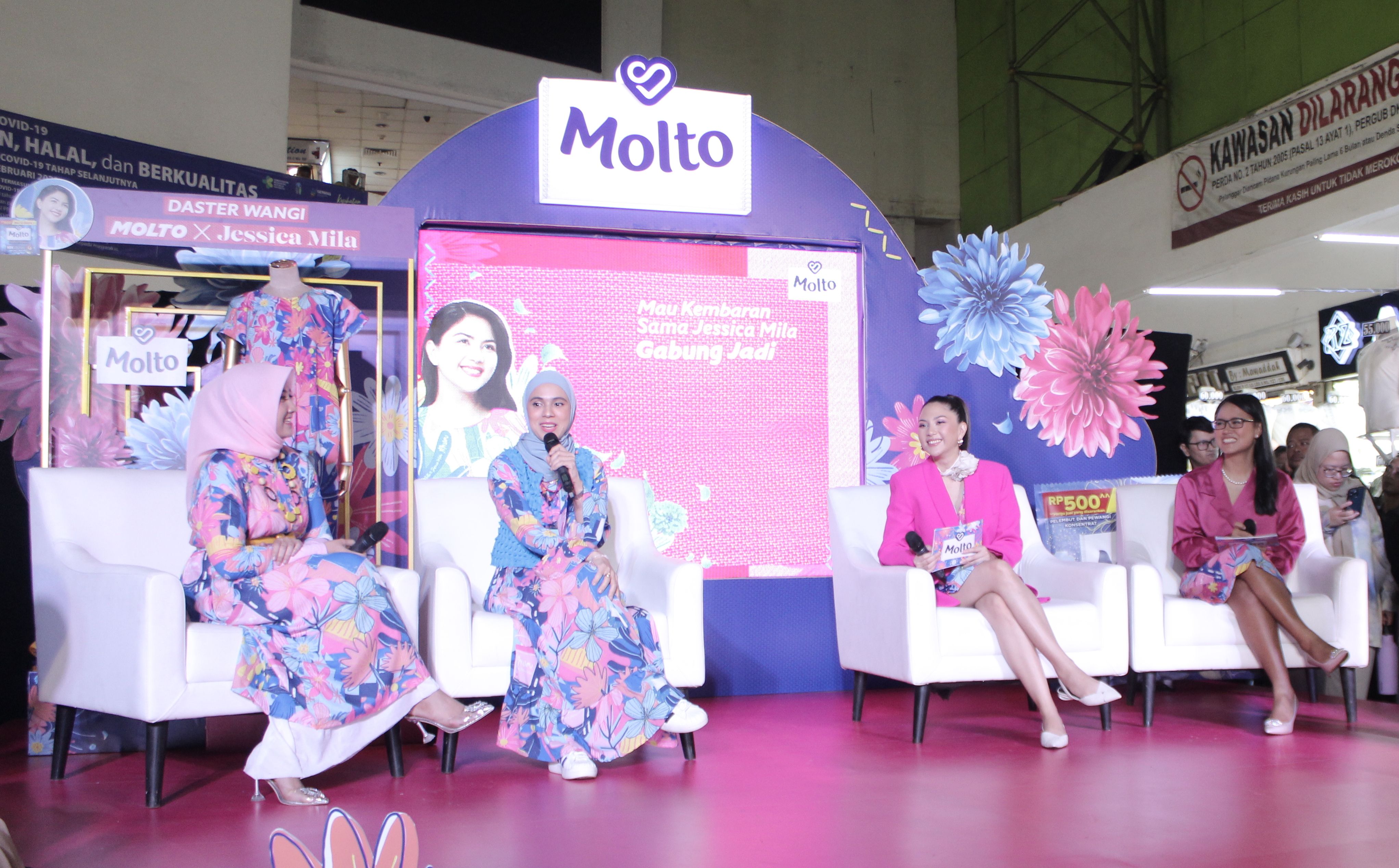 Talkshow Molto Parfum + Protect bersama Nycta Gina dan Jessica Mila 